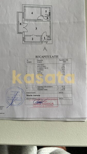 Doua camere, langa Parcul Floreasca, parter